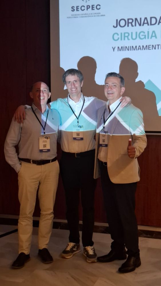 Covaro y Schinder como ponentes en el curso de cirugía MI en Terrassa